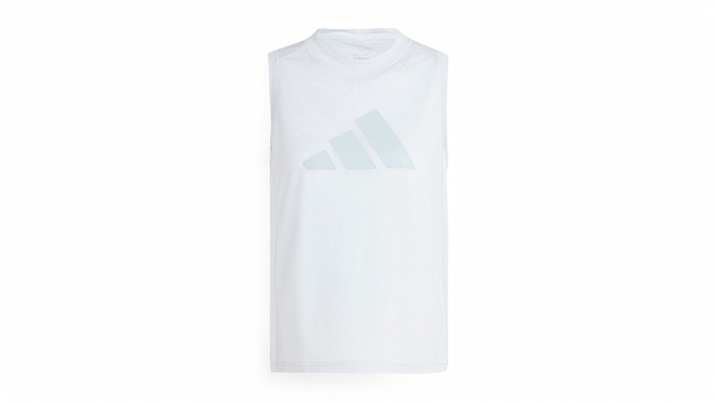adidas Women's Train Essentials Big Performance Logo Tank Top Halo Blue/Wonder Blue