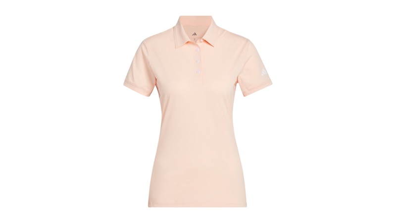 adidas Women's Ultimate365 Tour Twistknit Polo Shirt Powder Coral