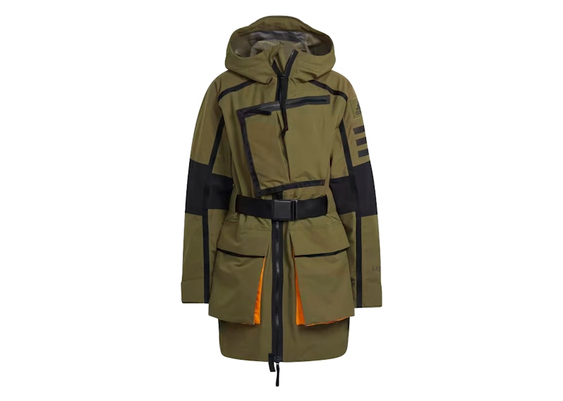adidas Women's Xploric Rain.Rdy Parka Green