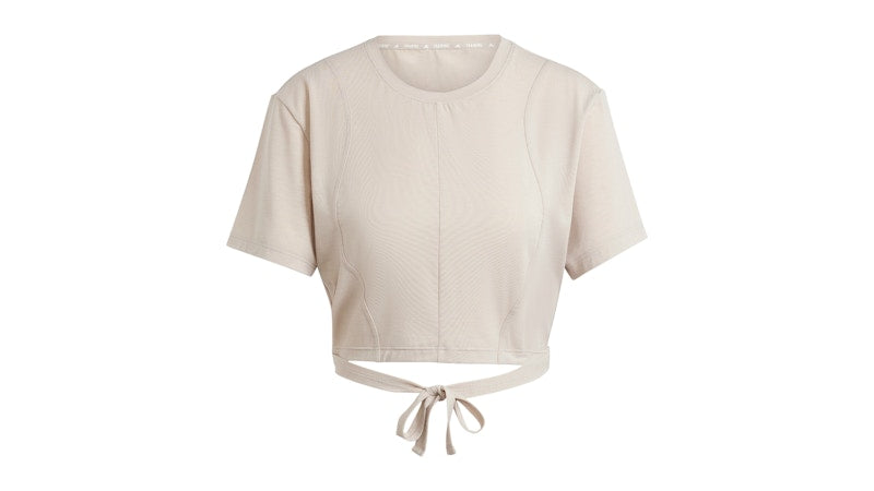 adidas Women's Yoga T-Shirt Wonder Beige