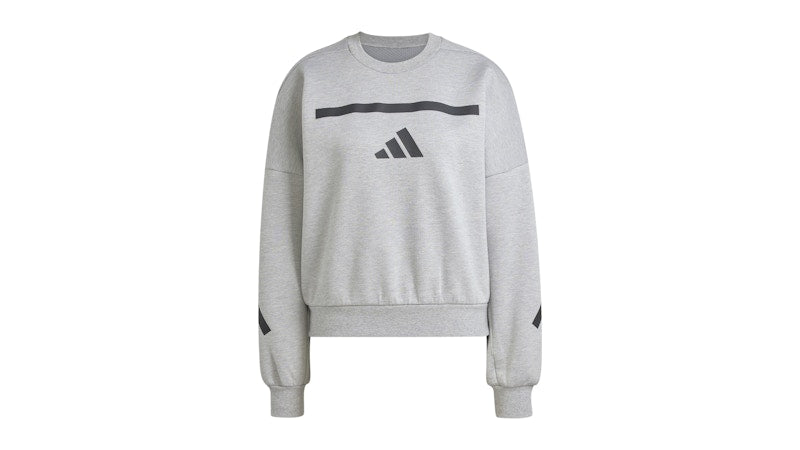 adidas Women's Z.N.E. Sweatshirt Medium Grey Heather