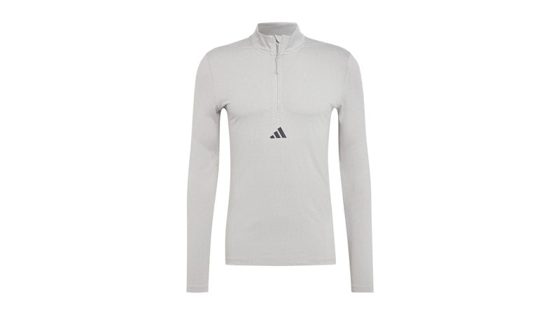 adidas WorkoUT Half-Zip Top Medium Grey Heather