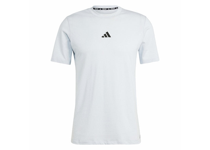 adidas Workout Logo Tee Halo Blue/Black