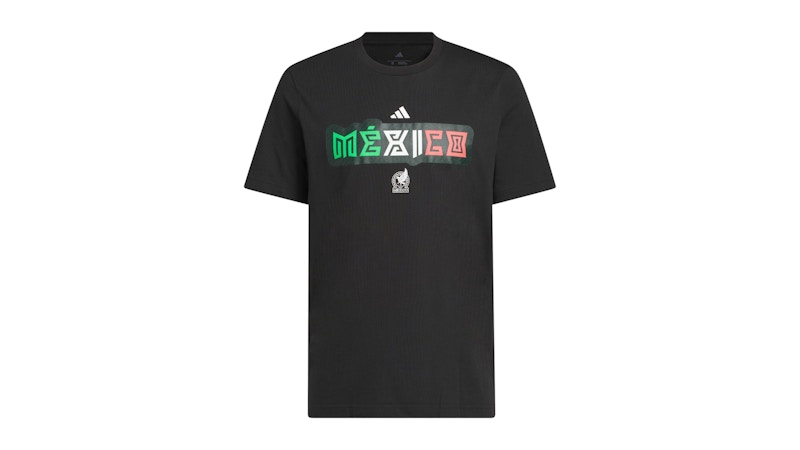 adidas World Cup 2026 Mexico Home Graphic Tee Black