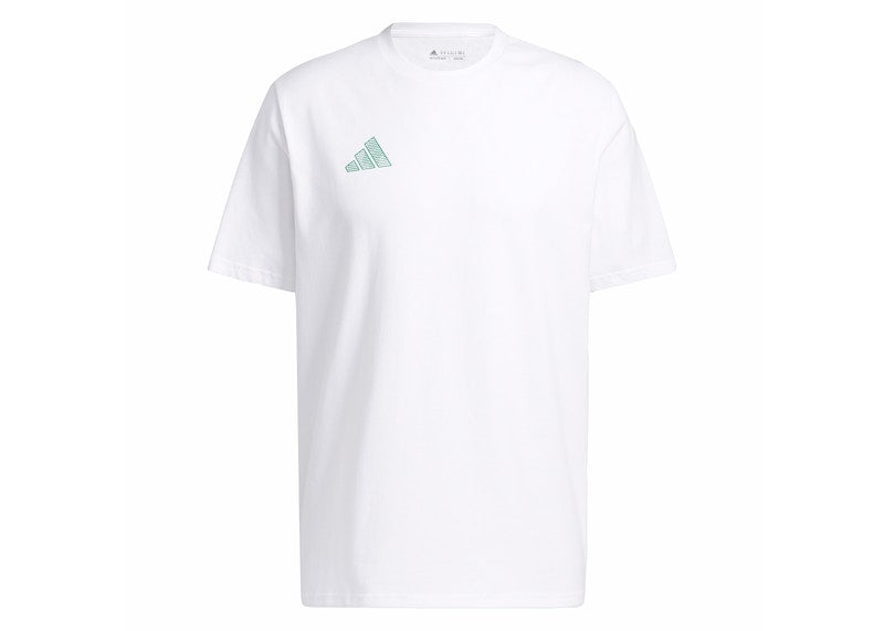adidas Worldwide Hoops City Basketball Graphic Tee White