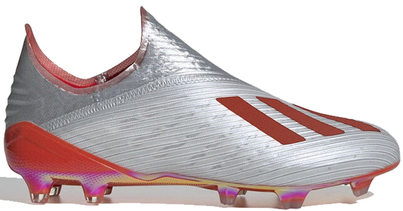 adidas X 19+ FG Silver Metallic Hi Res Red
