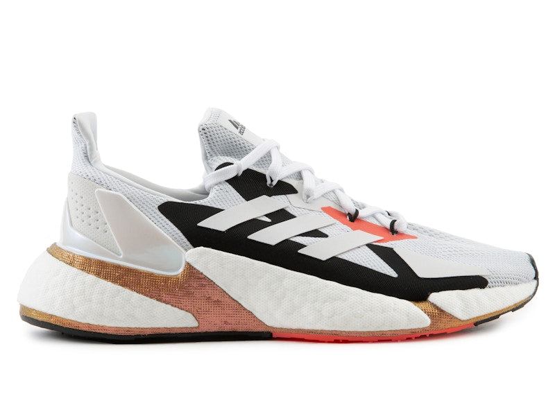 adidas X9000L4 Boost White Solar Red Bronze