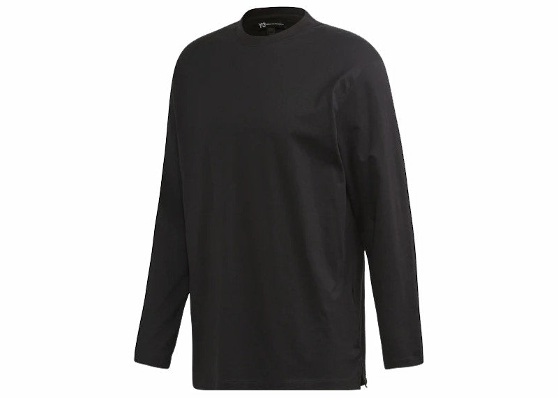 adidas Y-3 Classic Chest Logo Long Sleeve Tee Black