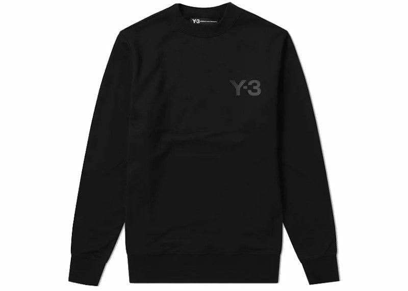 adidas Y-3 Classic Logo Crew Sweater Black