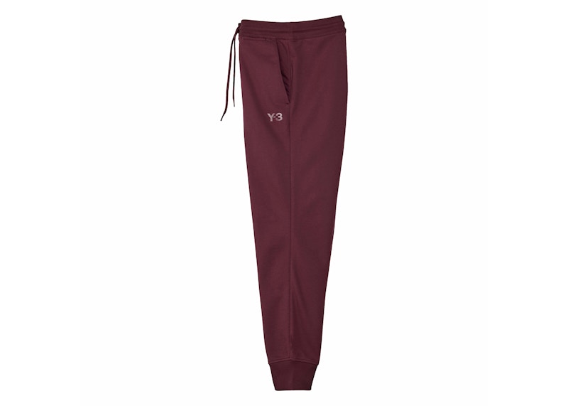 adidas Y-3 French Terry Cuffed Pants Shadow Red