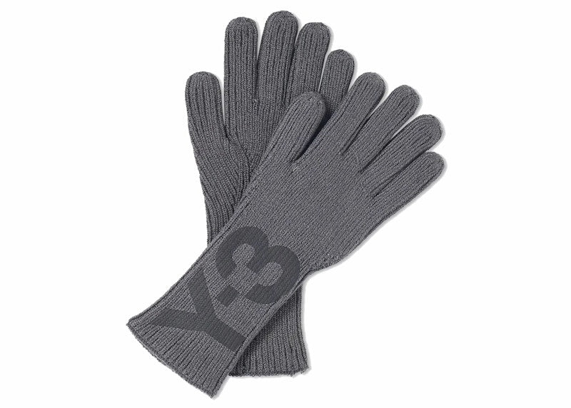 adidas Y-3 Grey Gloves Gray