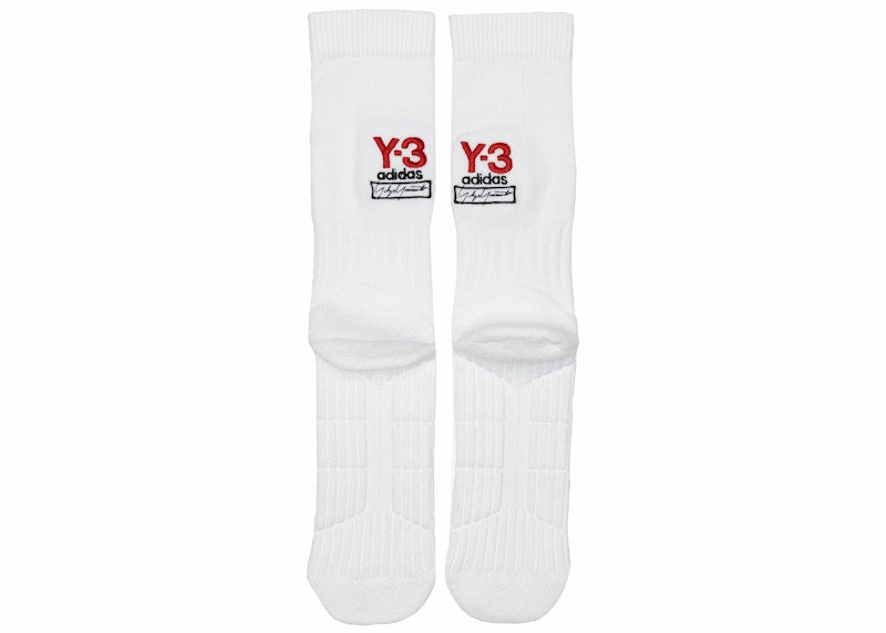 adidas Y-3 Logo Socks White