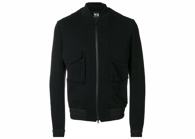 adidas Y-3 Lux Future Sport Bomber Jacket Black