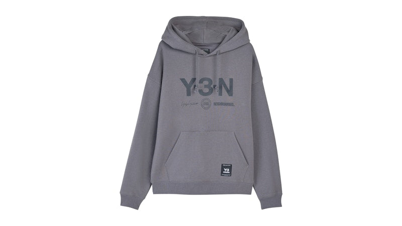 adidas Y-3 NBHD Graphic Hoodie Granite