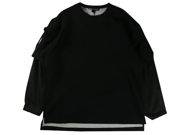 adidas Y-3 Sci-Fi Short/Long Sleeve Tee Black