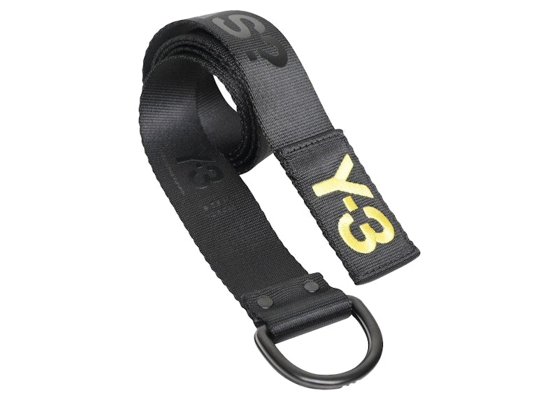 adidas Y-3 Slogan Belt Black