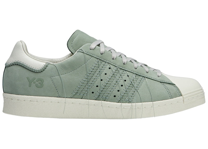 adidas Y-3 Superstar Silver Green Off White Light Brown