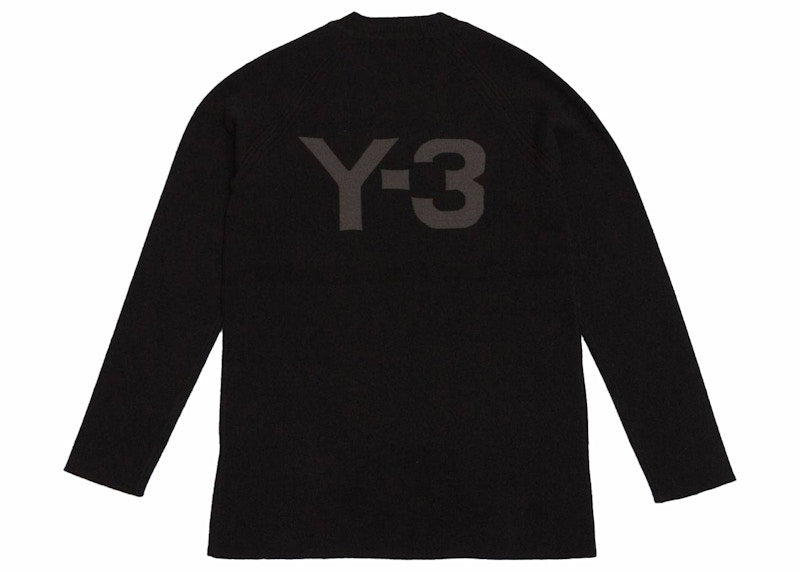adidas Y-3 Wool Jersey Sweater Black