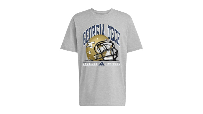 adidas Yellow Jackets Graphic T-Shirt Georgia Tech Medium Grey Heather Ncaa-Gat-7jd