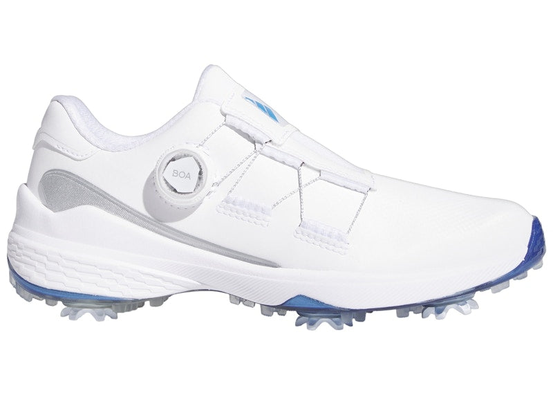 adidas ZG23 BOA Golf Cloud White Blue Fusion Met. Silver Metallic (Women's)
