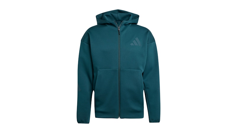 adidas Z.N.E. Full-Zip Hooded Track Jacket Aurora Ivy