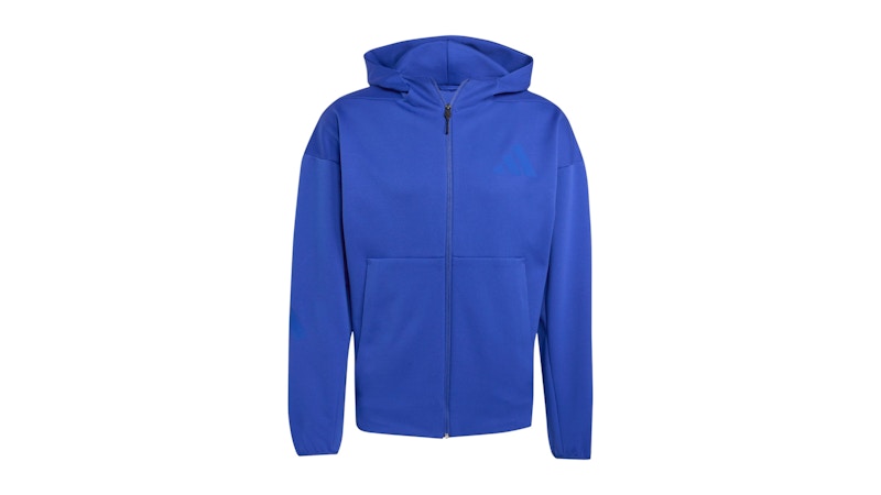 adidas Z.N.E. Full-Zip Hooded Track Jacket Semi Lucid Blue