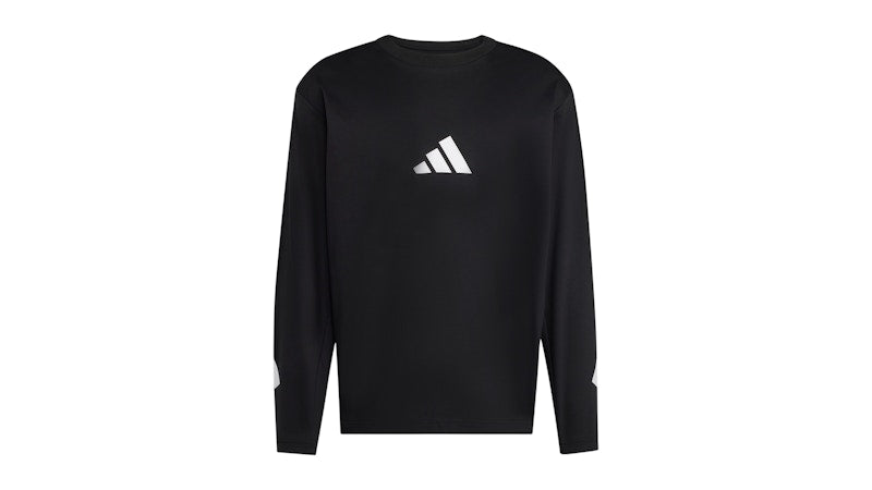 adidas Z.N.E. Long Sleeve Tee Black White