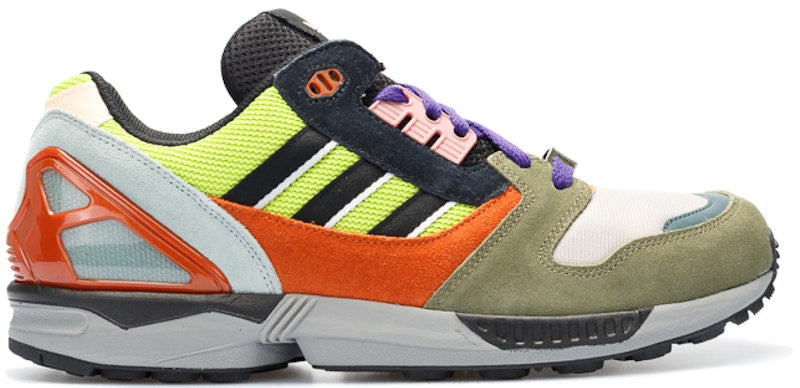 adidas ZX 8000 Semi Solar Slime Core Black