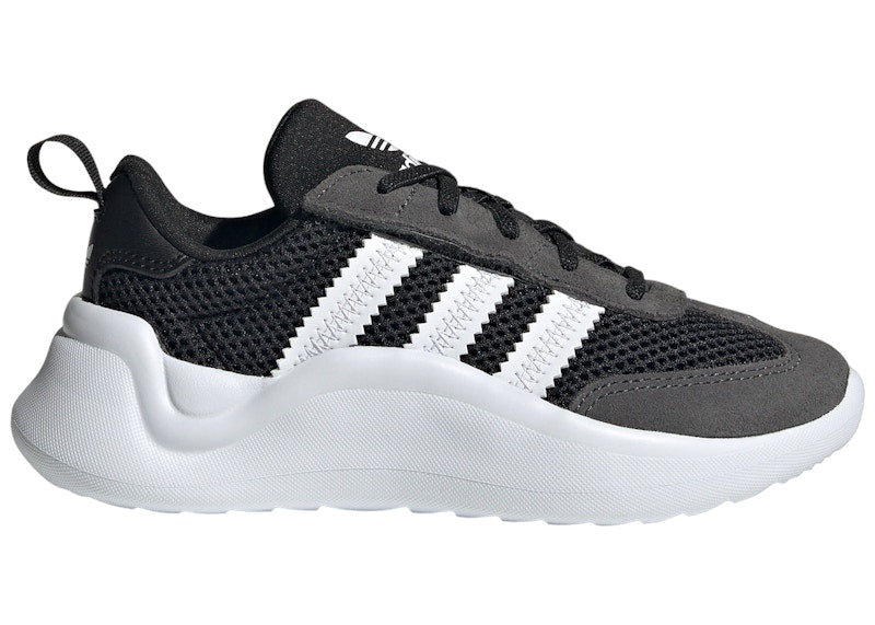 adidas adiFOM 70s Comfort Closure Laces Core Black Cloud White Grey (PS)
