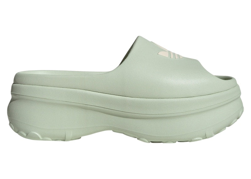 adidas adiFOM Stan Slides Linen Green Wonder White (Women's)