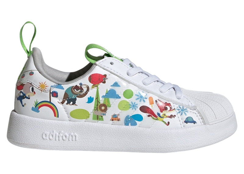 adidas adiFOM Superstar 360 Disney Cloud White Grey Two Semi Lucid Lime (PS)