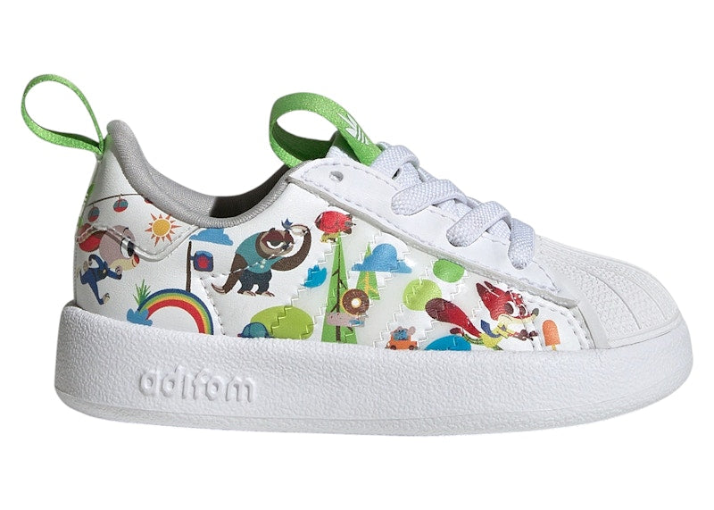 adidas adiFOM Superstar 360 Disney Cloud White Grey Two Semi Lucid Lime (TD)