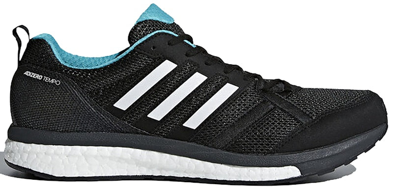 adidas adiZero Tempo 9 Core Black Hi Res Aqua