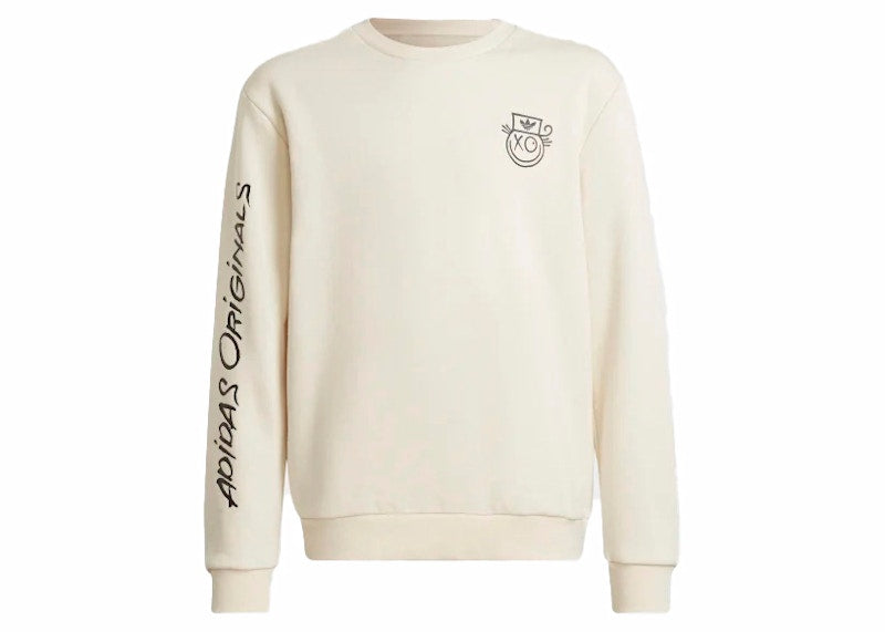 adidas originals x Andre Saraiva Crew Kids Sweatshirt White