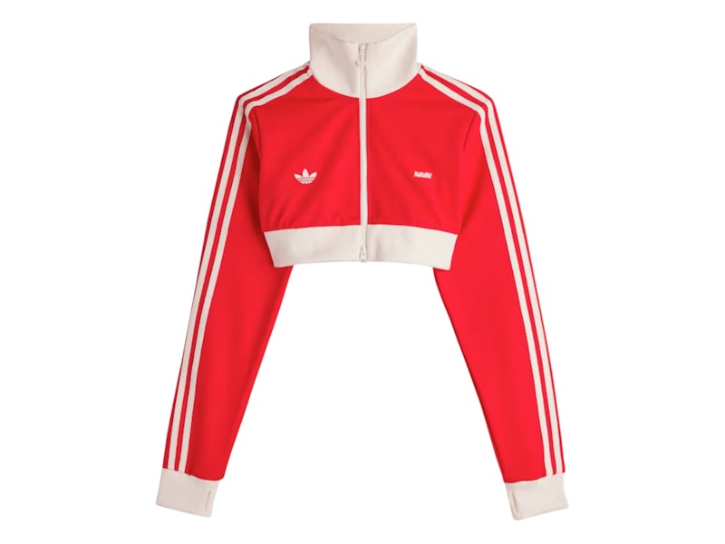 adidas x Avavav Cropped Track Top Better Scarlet