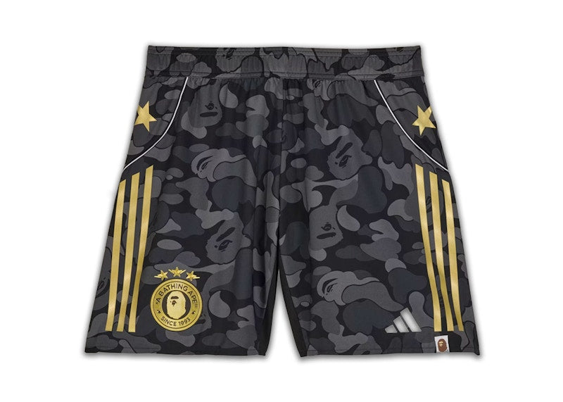 adidas x BAPE Football Slim Shorts Black