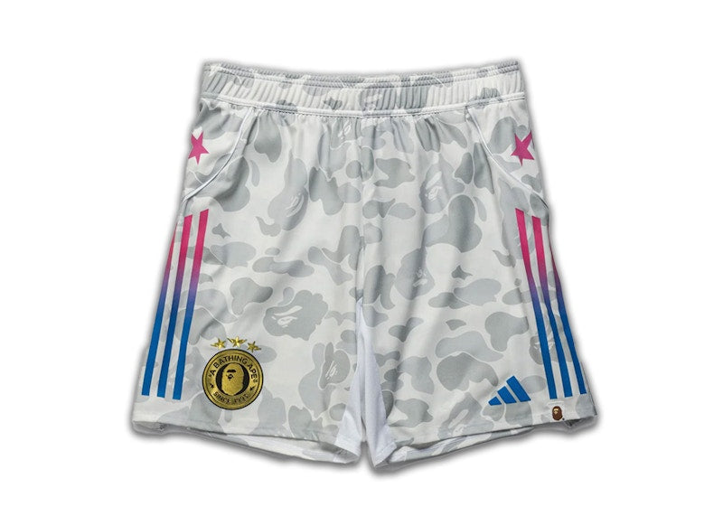 adidas x BAPE Football Slim Shorts White