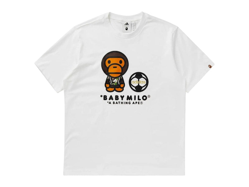 adidas x BAPE SSL Milo Tee White
