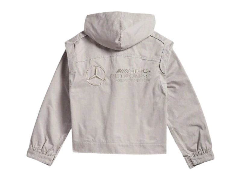 adidas x Bad Bunny x Mercedes-AMG F1 Racing Zip Up Balaclava Track Top Grey