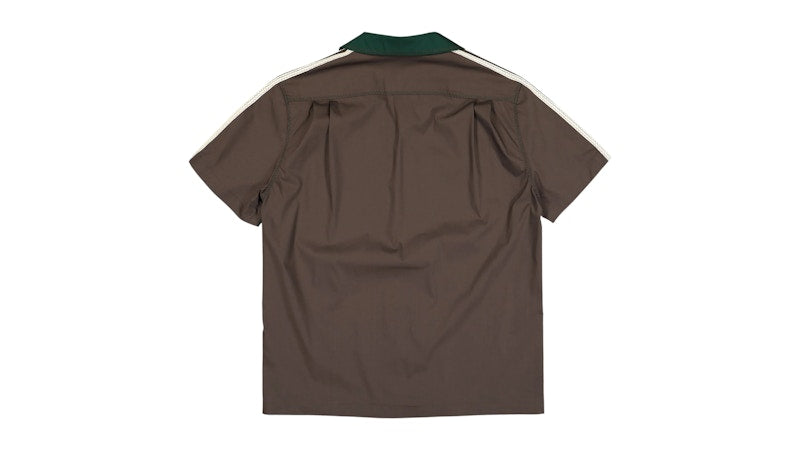 adidas x CLOT Bowling Shirt Dark Brown
