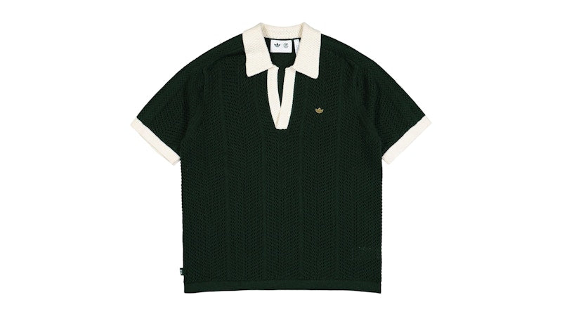 adidas x CLOT Knit Polo Green Night