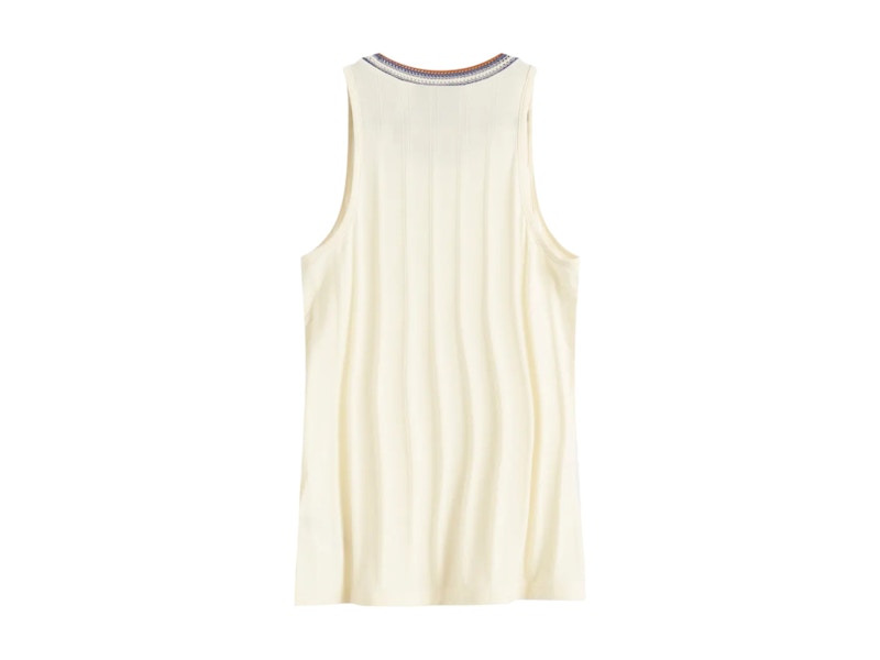 adidas x CLOT Rib Tank Cream White