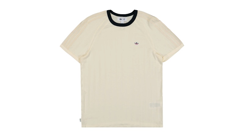 adidas x CLOT Rib Tee Cream White/Green Night