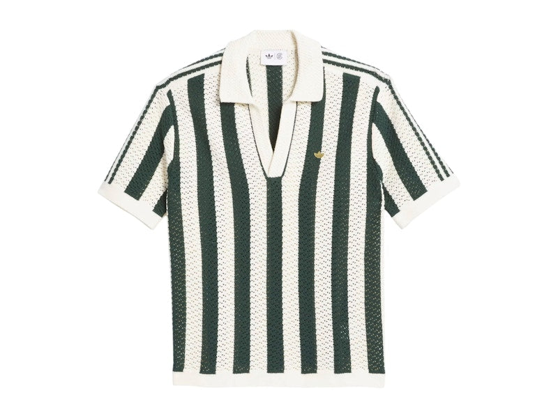 adidas x Edison Chen Clot Pique Polo Green Night/Cream White