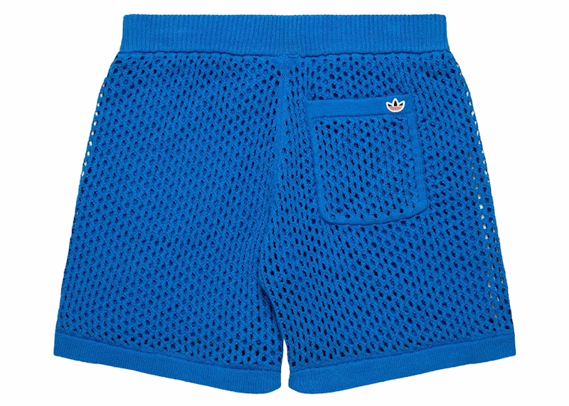 adidas x Edison Chen Crochet Shorts Blue
