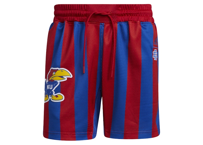 adidas x Eric Emanuel Kansas Jayhawks Swingman Shorts Royal Blue/Team Power Red
