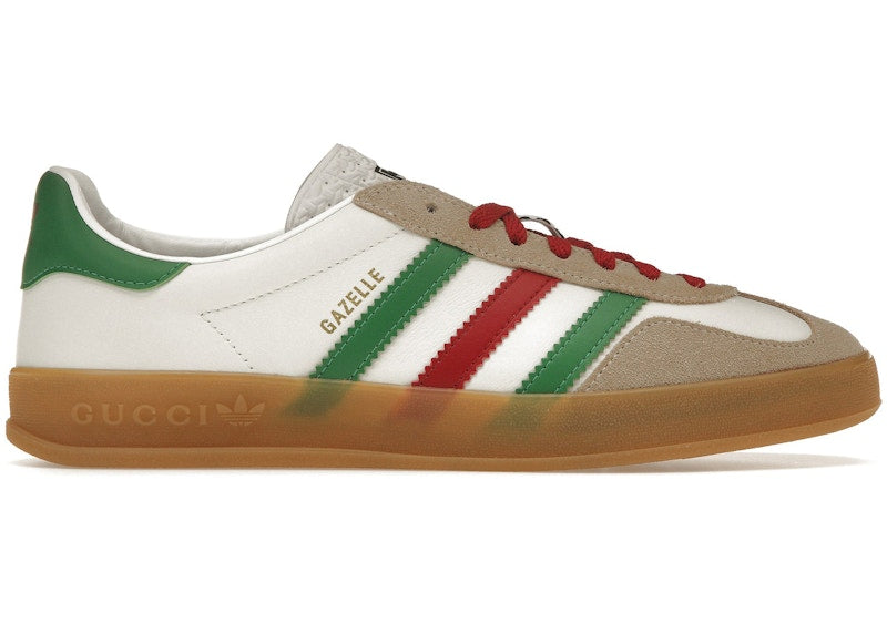 adidas x Gucci Gazelle White Green Red (Women's)