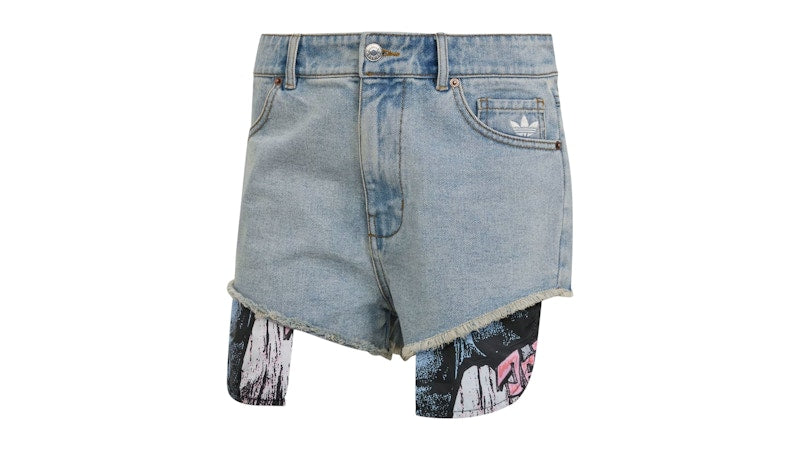 adidas x Jeremy Scott Denim Shorts Indigo Denim