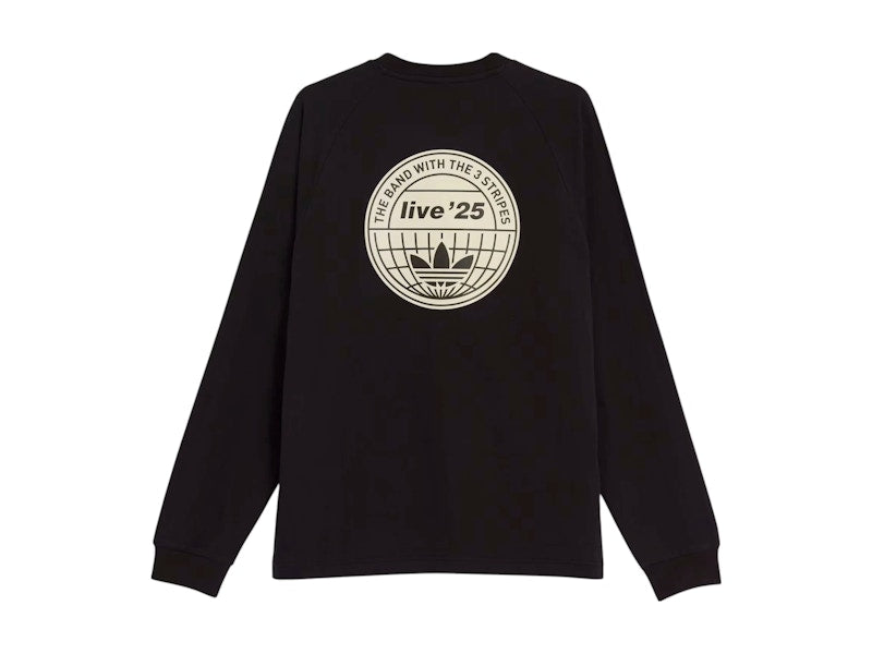 adidas x Oasis Tour 3-Stripes Longsleeve Tee Black