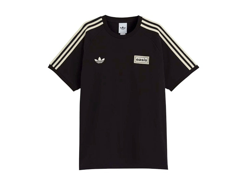adidas x Oasis Tour 3-Stripes T-Shirt Black
